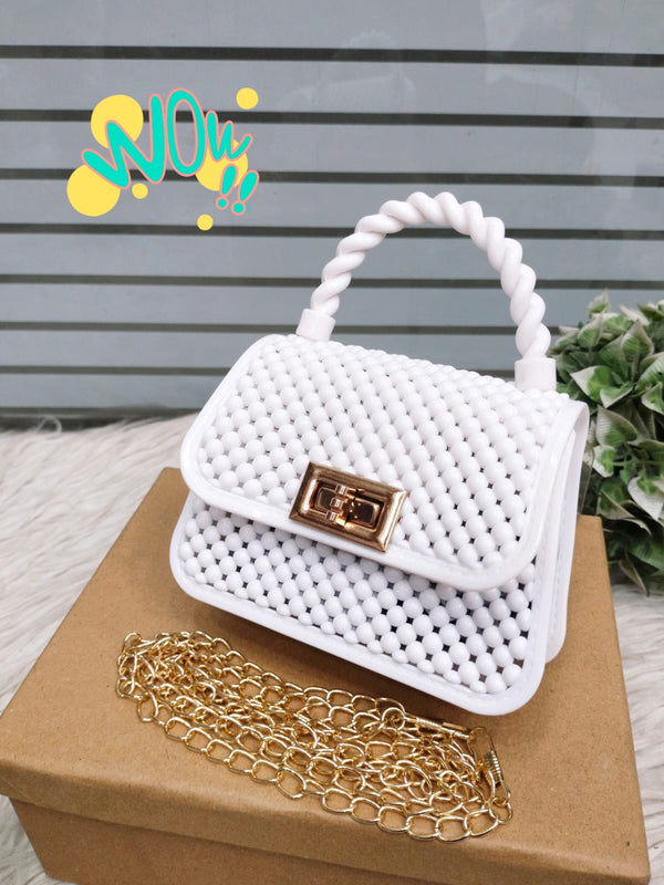 New Shape Mini Size Fiber Bags – Compact, Trendy, and Stylish!
