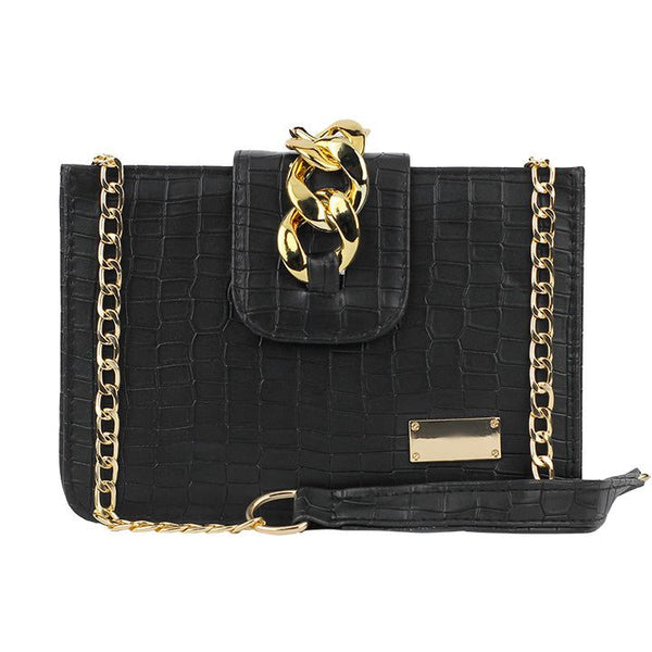Cross Body Bag with Half Chain & Half Belt – A Perfect Blend of Style & Functionality!