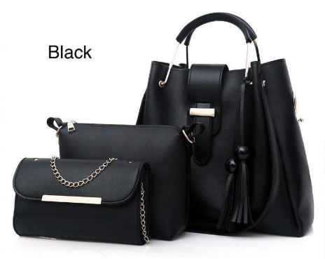 New Collection Handbags (3 PCs) – Stylish, Versatile & Perfect for Every Occasion!
